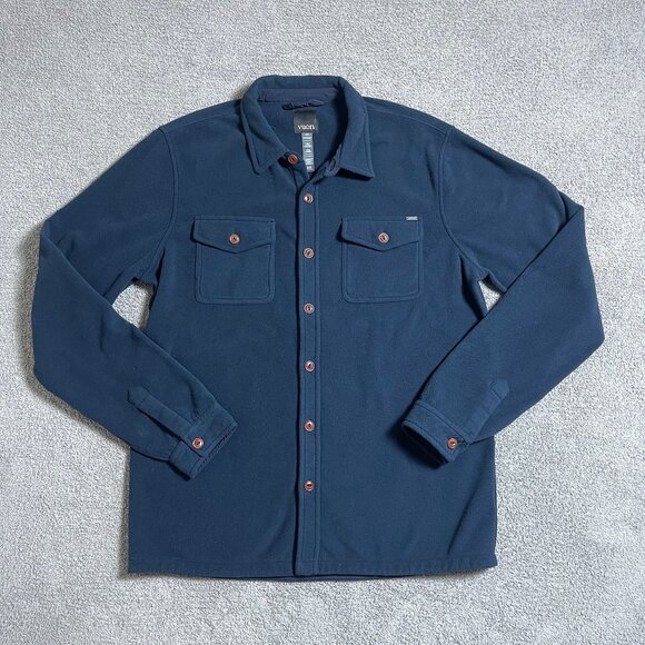 Vuori Aspen Shirt Fleece Jacket Athletic Fit 4-Way Stretch Polartec Men's Medium - Picture 1 of 6